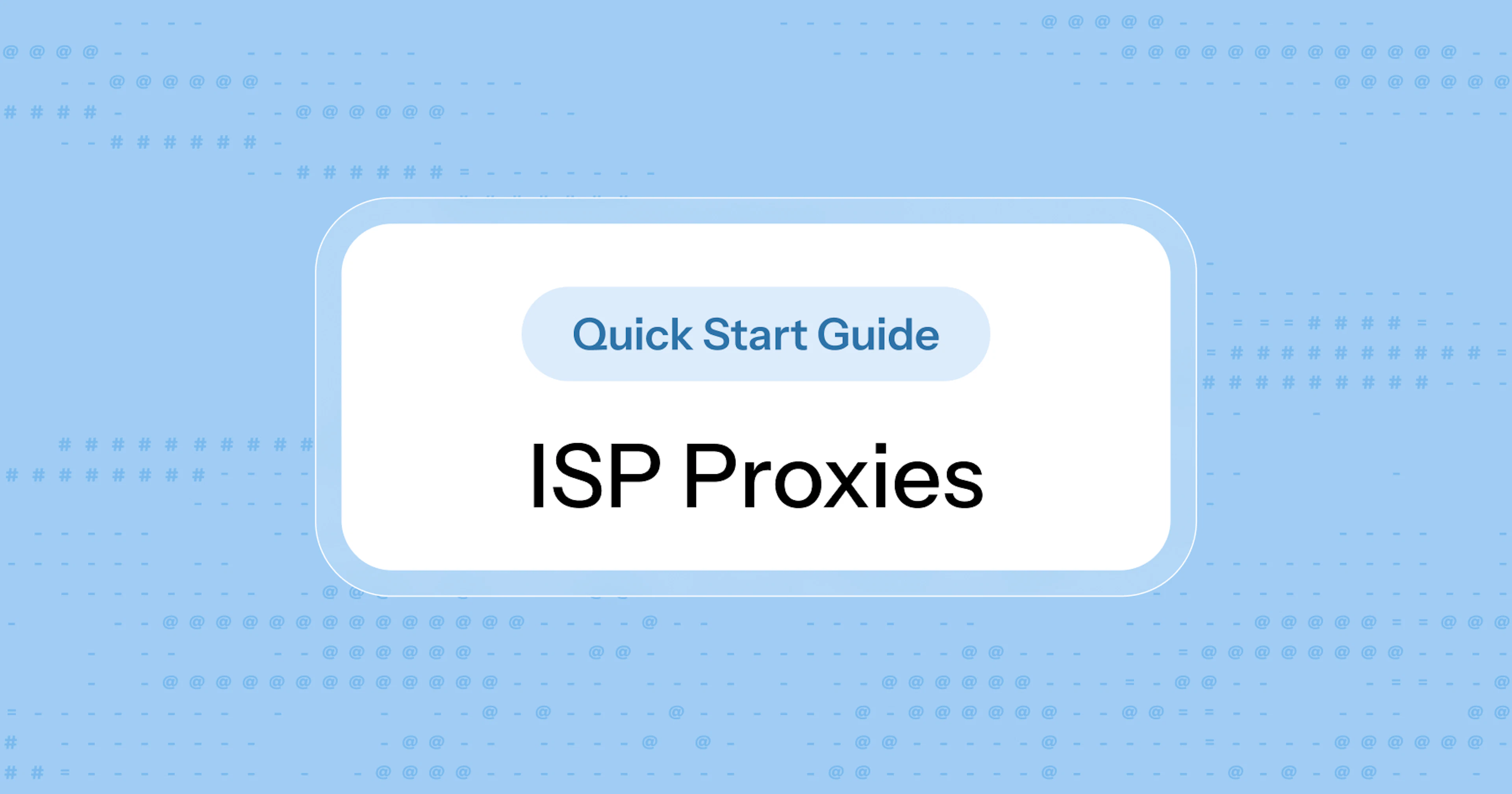 Oxylabs ISP Proxies Quick Start Guide