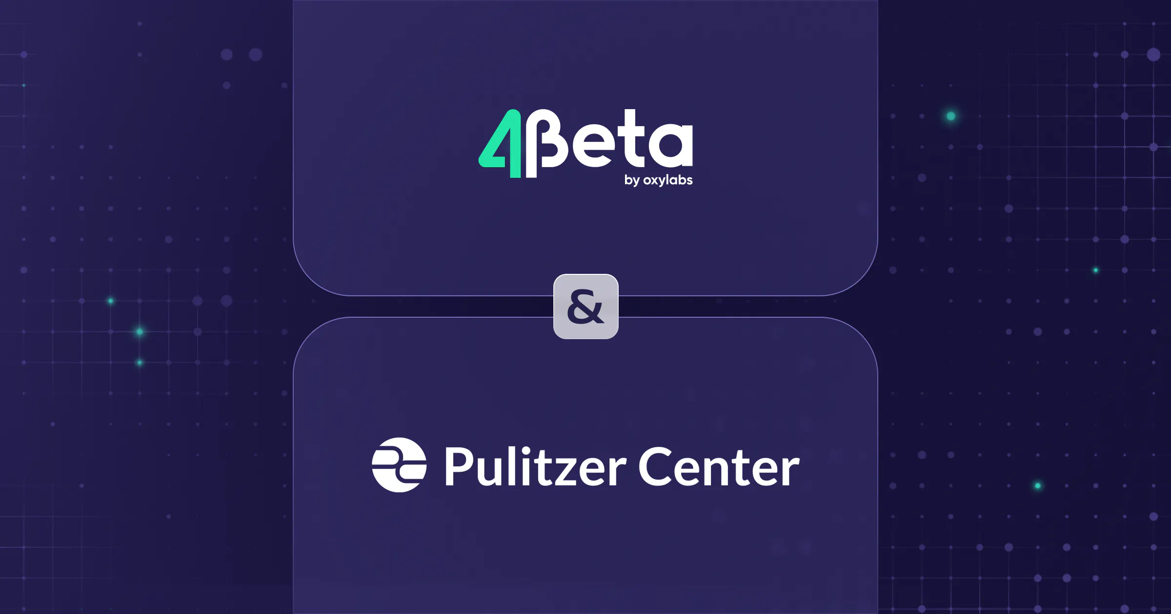 4beta and The Pulitzer Center