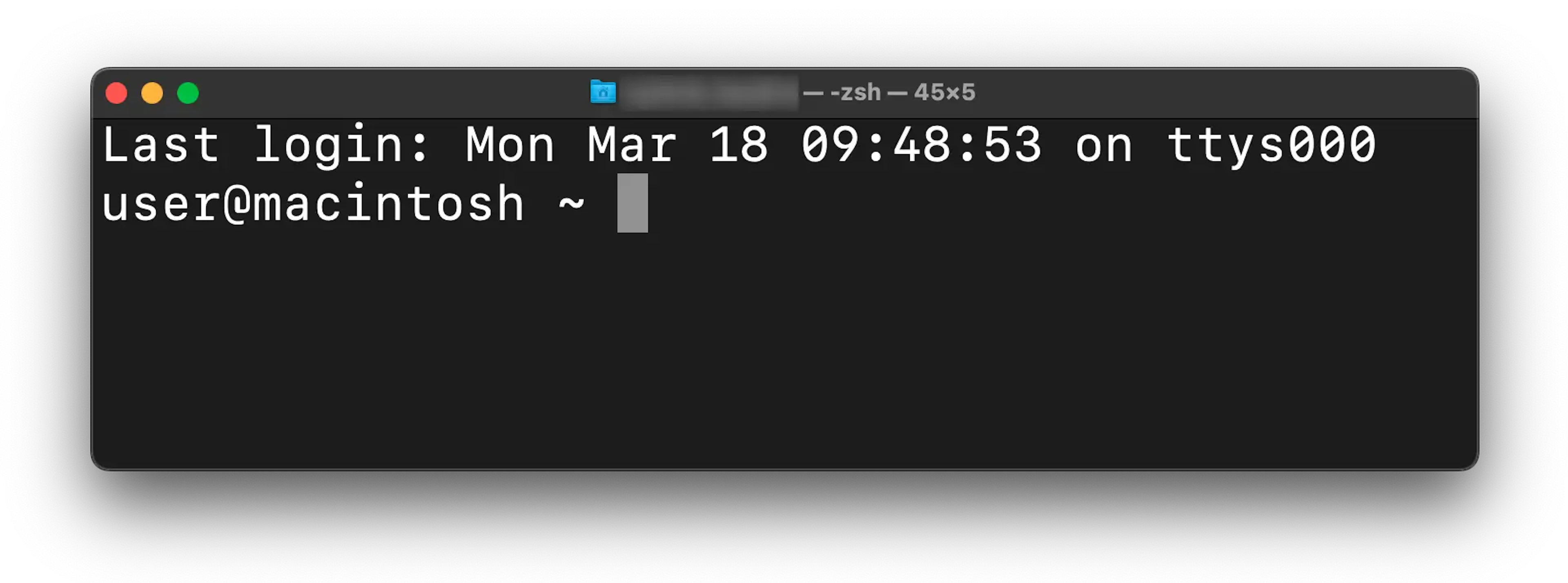 Opening macOS Terminal.app