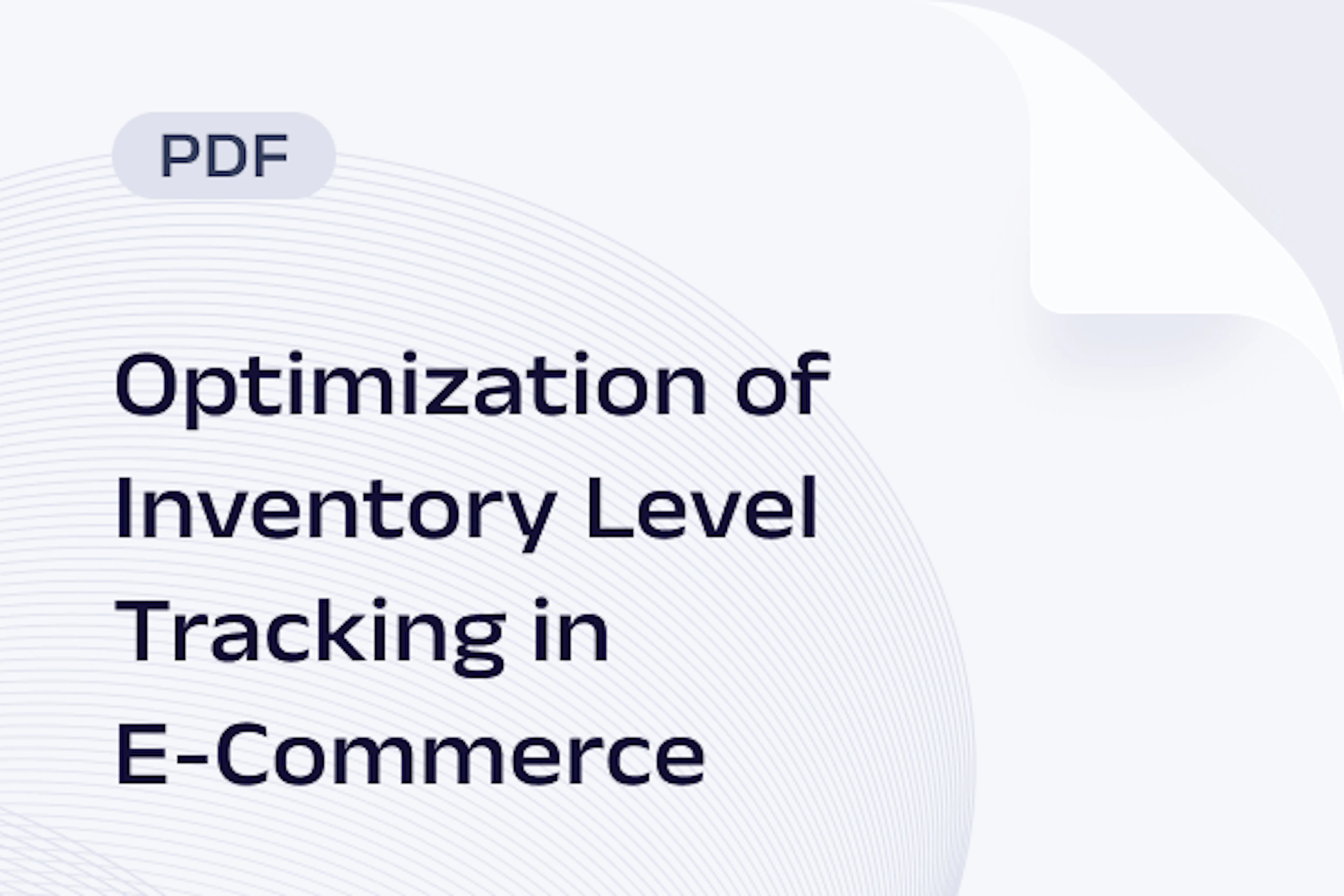 Optimization of Inventory Level Tracking in E-Commerce