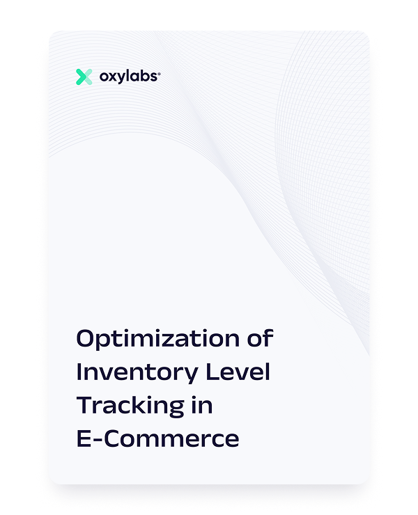 Optimization of Inventory Level Tracking in E-Commerce