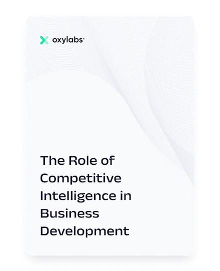 The Role of Competitive Intelligence in Business Development