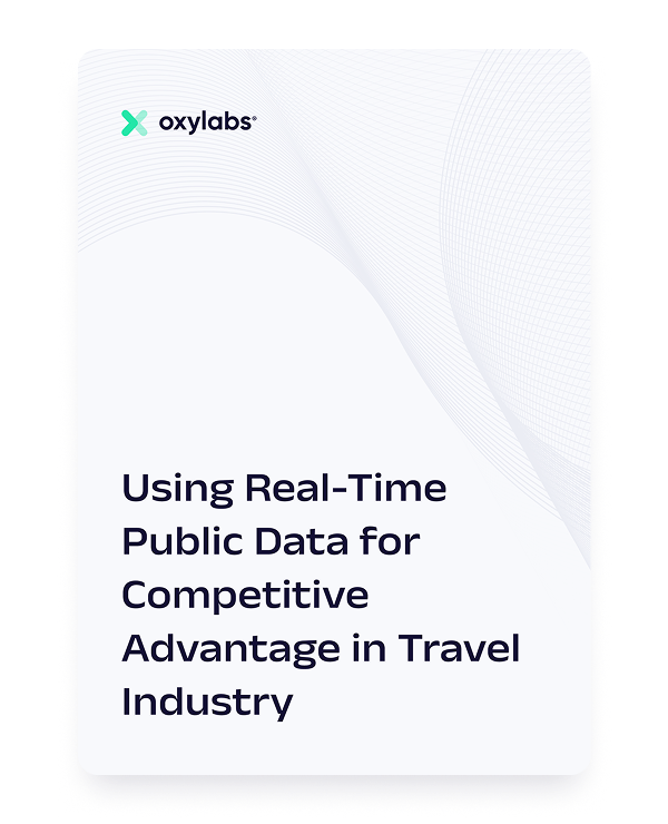 Using Real-Time Public Data for Competitive Advantage in Travel Industry