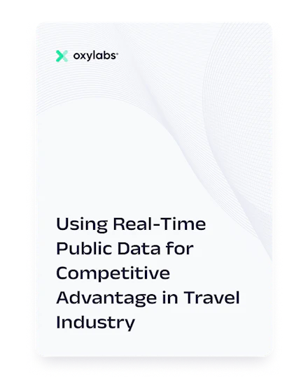 Using Real-Time Public Data for Competitive Advantage in Travel Industry