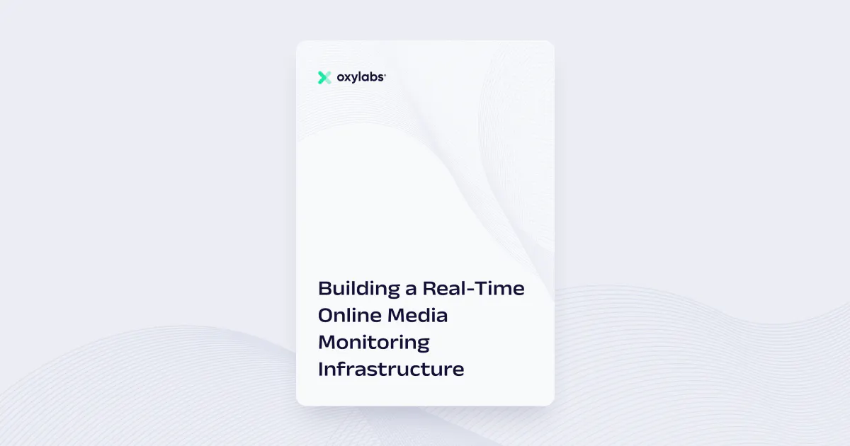Real-Time Online Media Monitoring Infrastructure