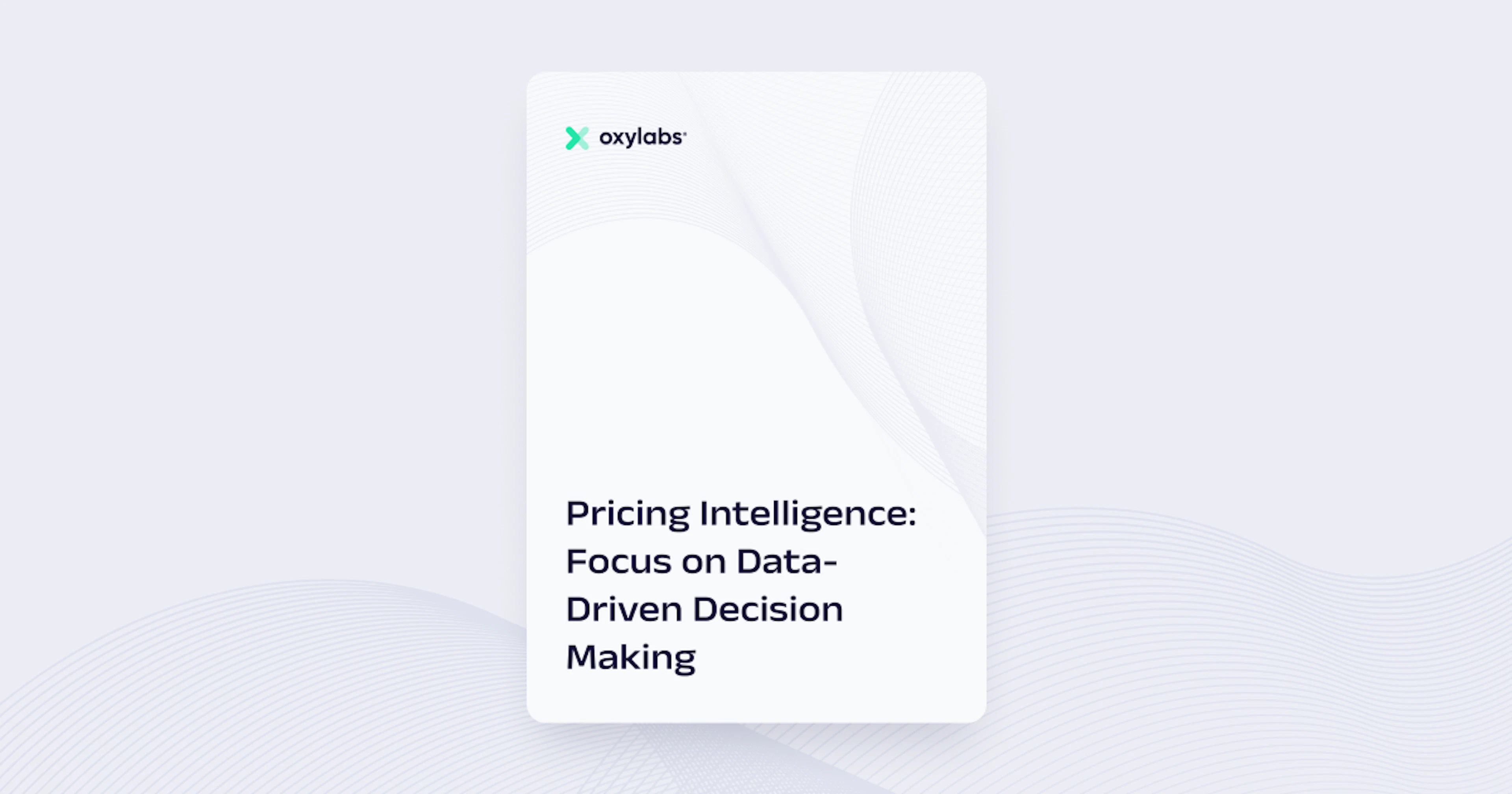 Pricing Intelligence: Focus on Data-Driven Decision Making