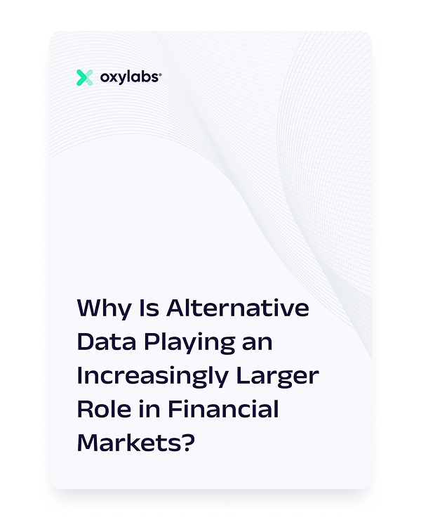 Why Is Alternative Data Playing an Increasingly Larger Role in Financial Markets
