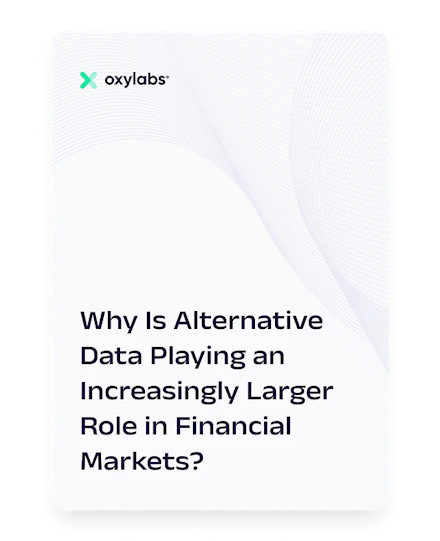 Why Is Alternative Data Playing an Increasingly Larger Role in Financial Markets
