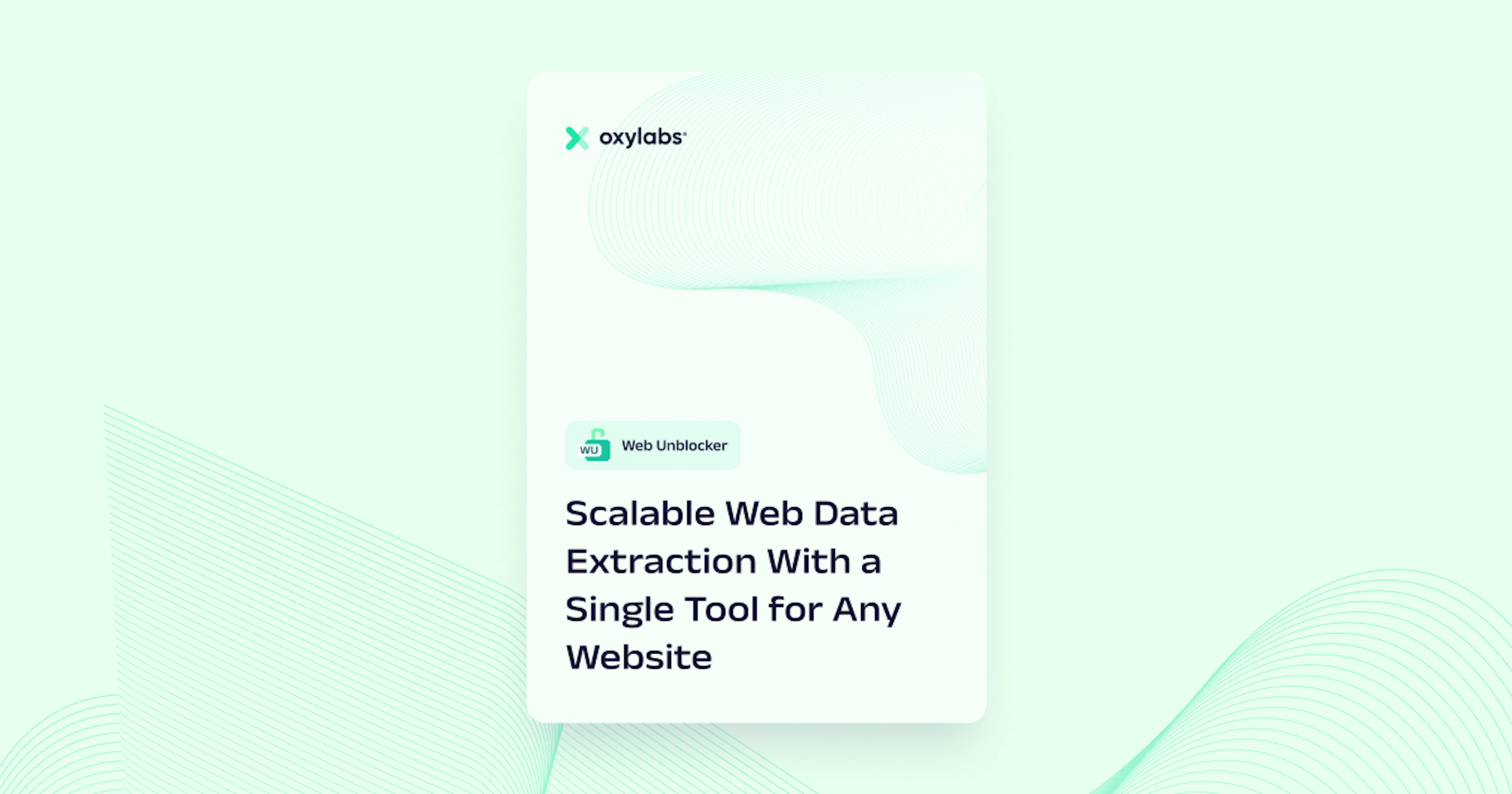 Scalable Web Data Extraction With a Single Tool for Any Website