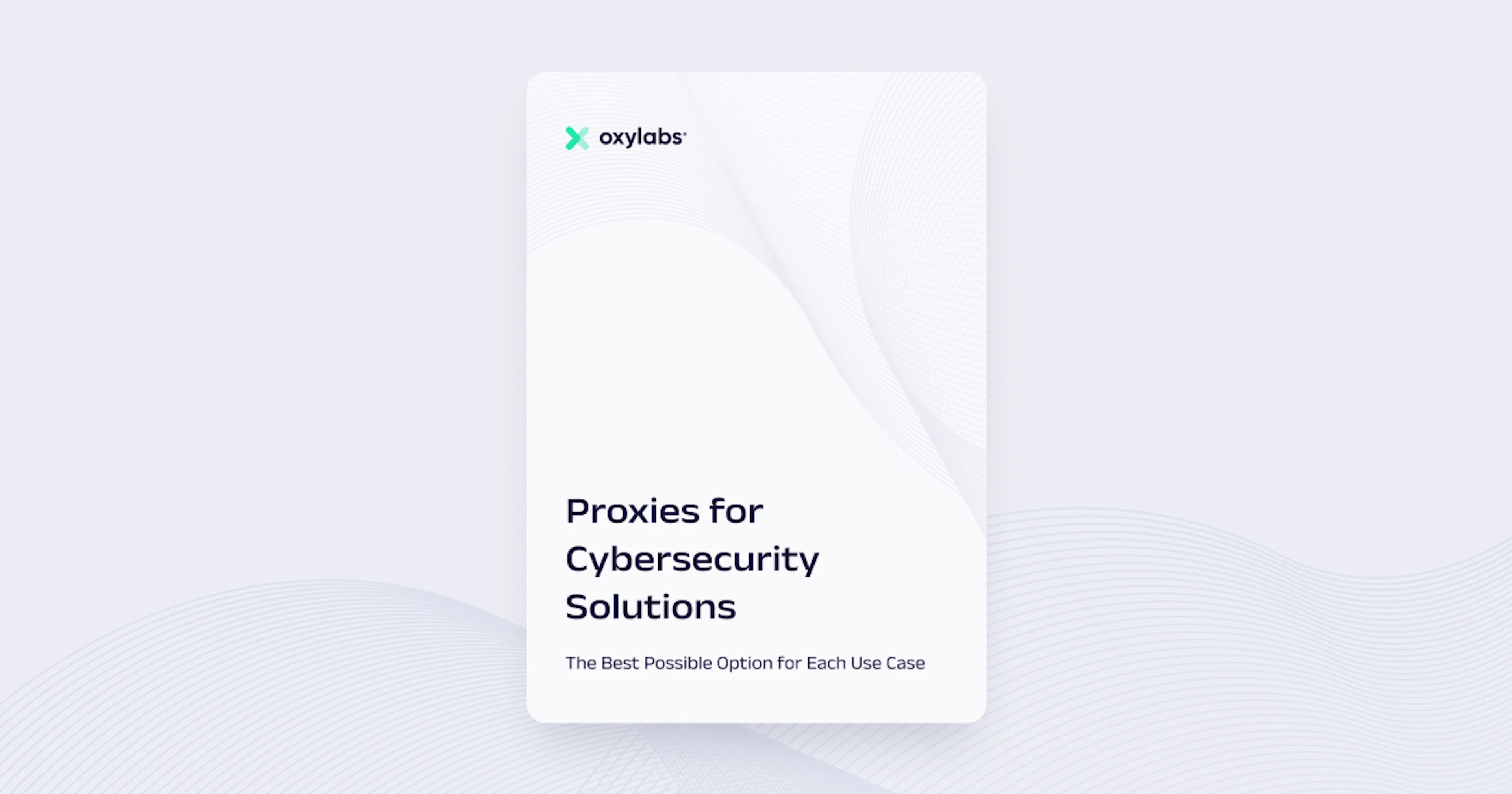 Proxies for Cybersecurity Solutions