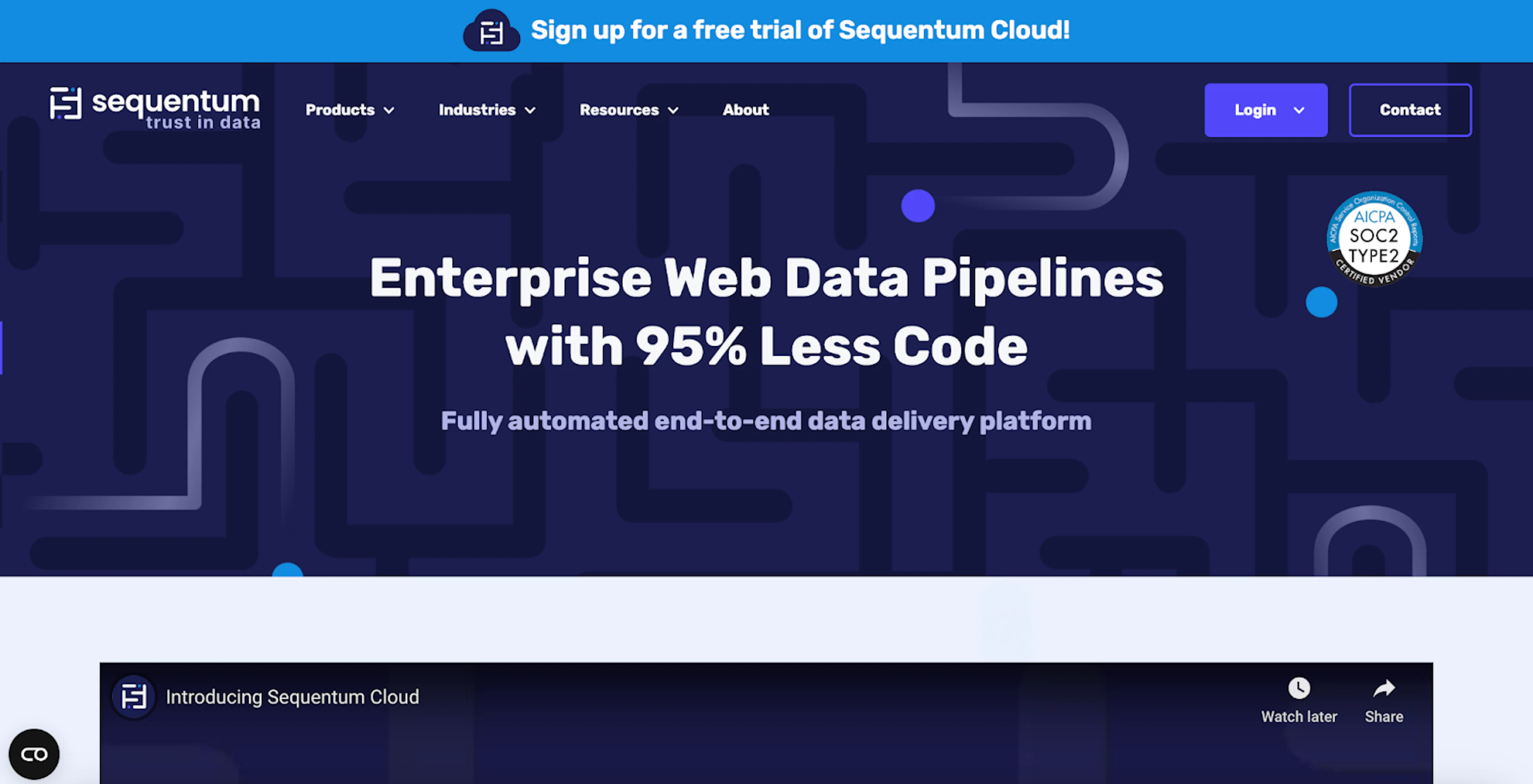 Sequentum enterprise-grade web scraping service and fully managed data-as-a-service scraping service with transparent, auditable compliance.