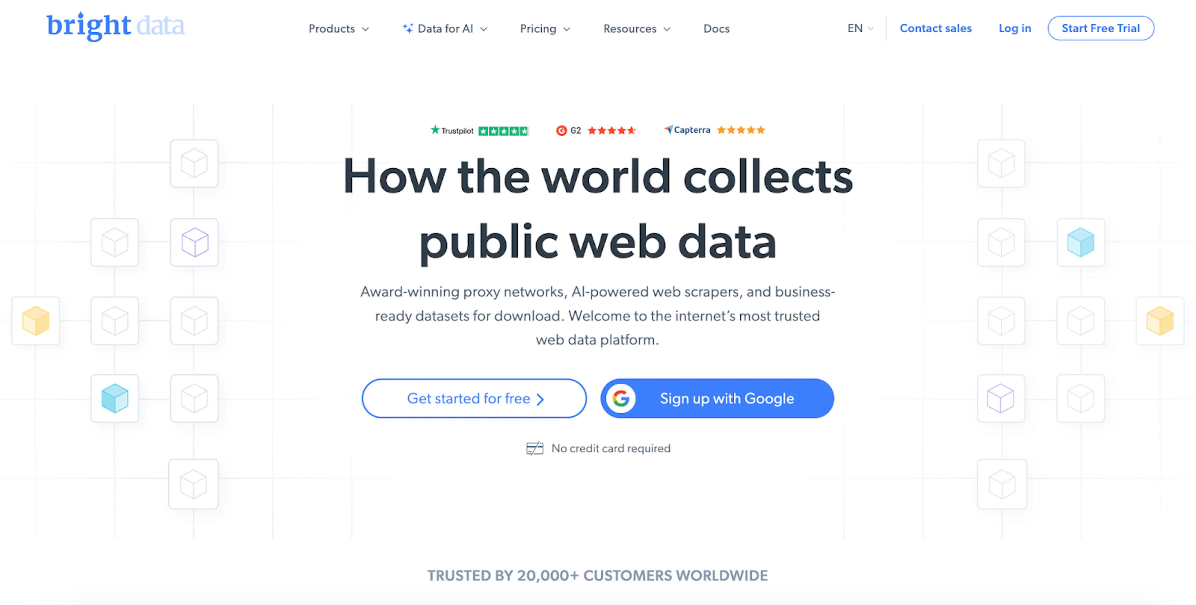 Bright Data web scraping services with the Web Scraper IDE, a flagship scraping service for custom scraper development and web crawling.