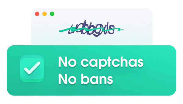 Bypass CAPTCHAs and IP blocks