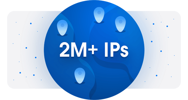 The largest private proxies pool in the market