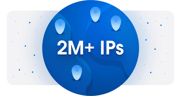 The largest private proxies pool in the market