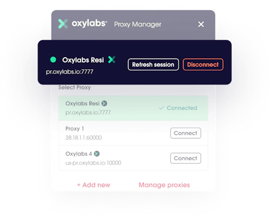 Oxy Proxy Extension