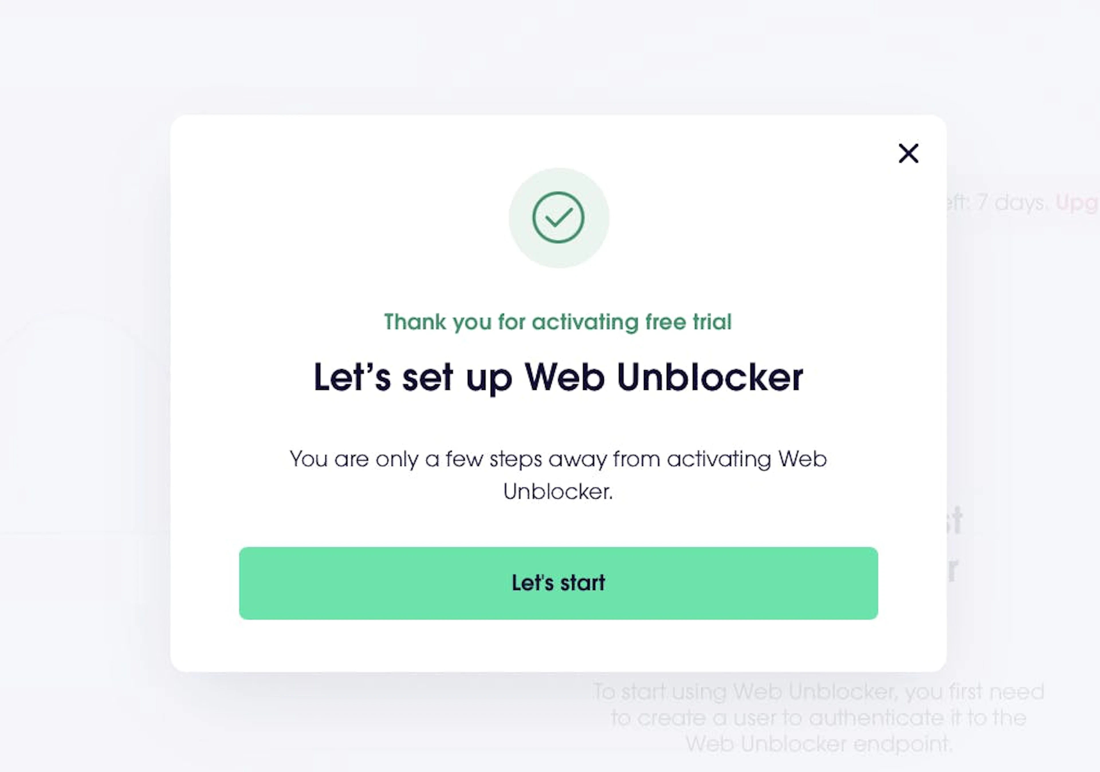 Setting up Web Unblocker 