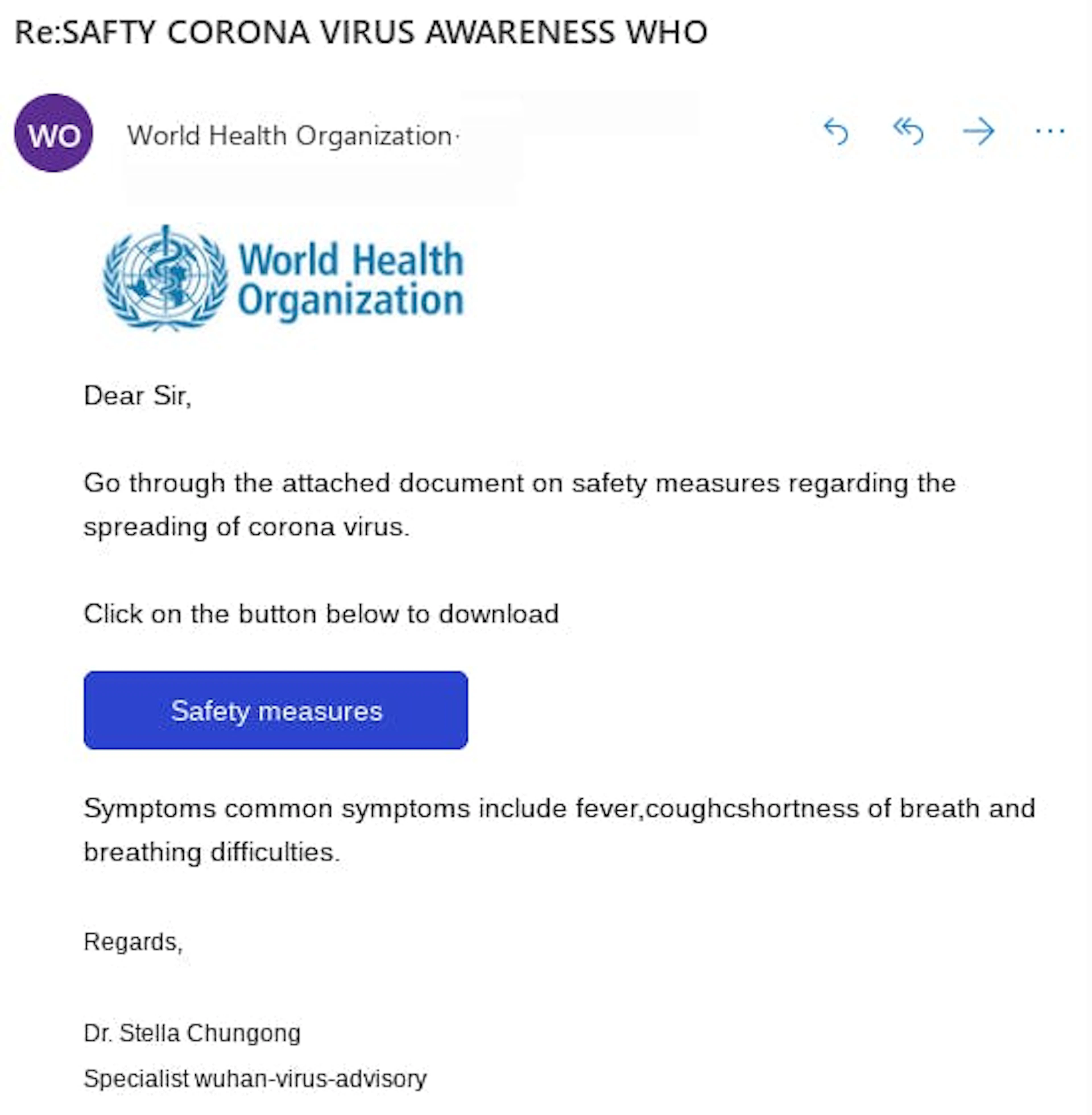 avoiding phishing with COVID-19 narrative