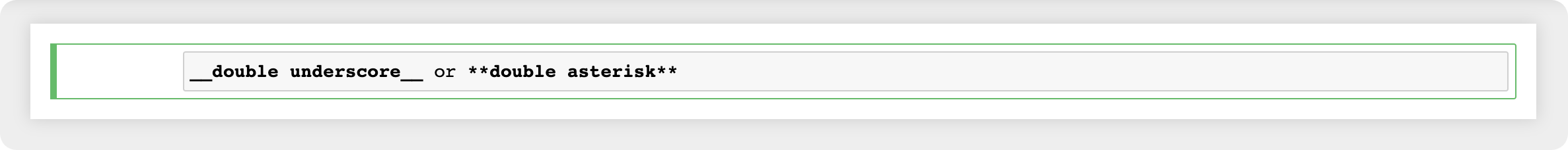 Making text bold