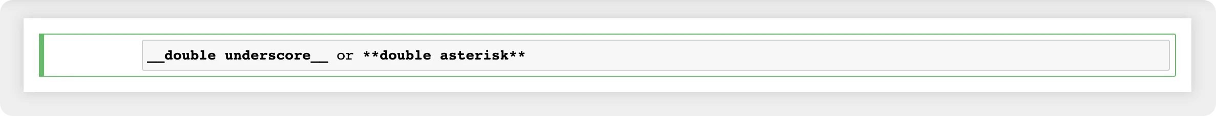Making text bold