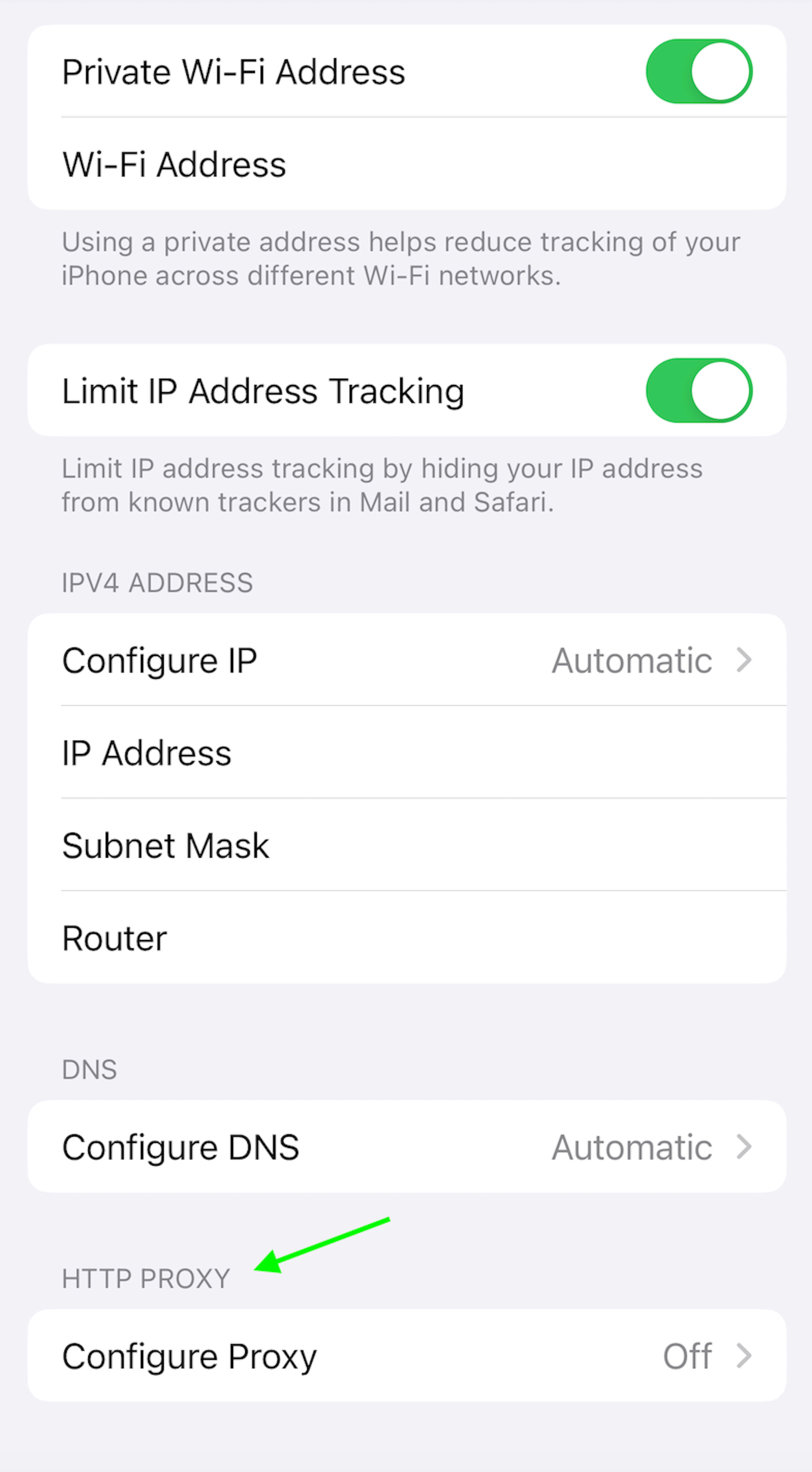 iOS example screenshot
