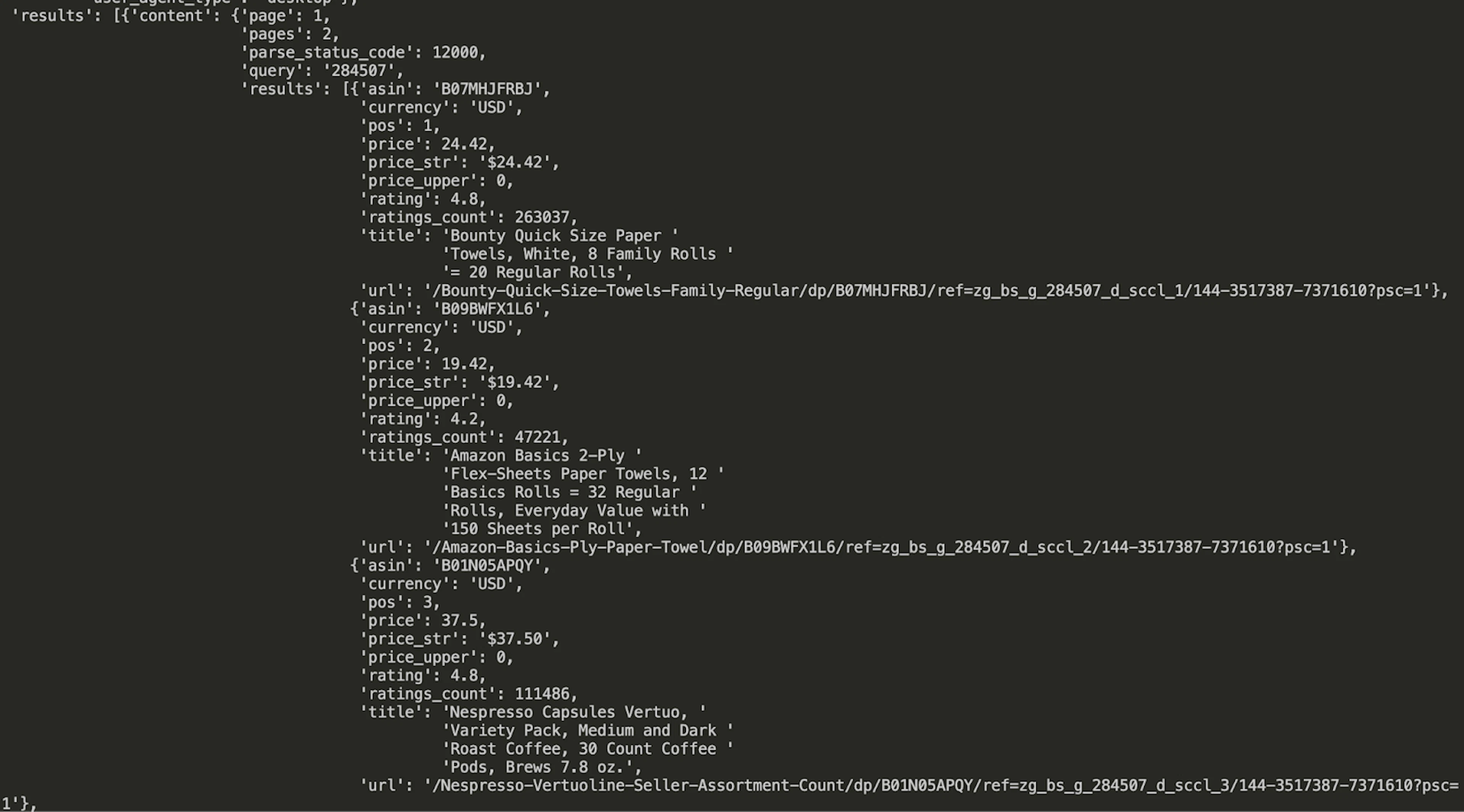 Amazon Best Sellers Scraper API