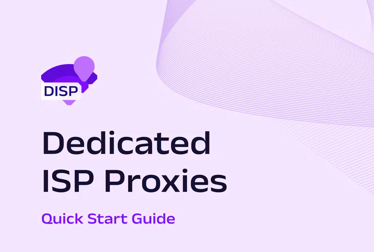 Dedicated ISP Proxies