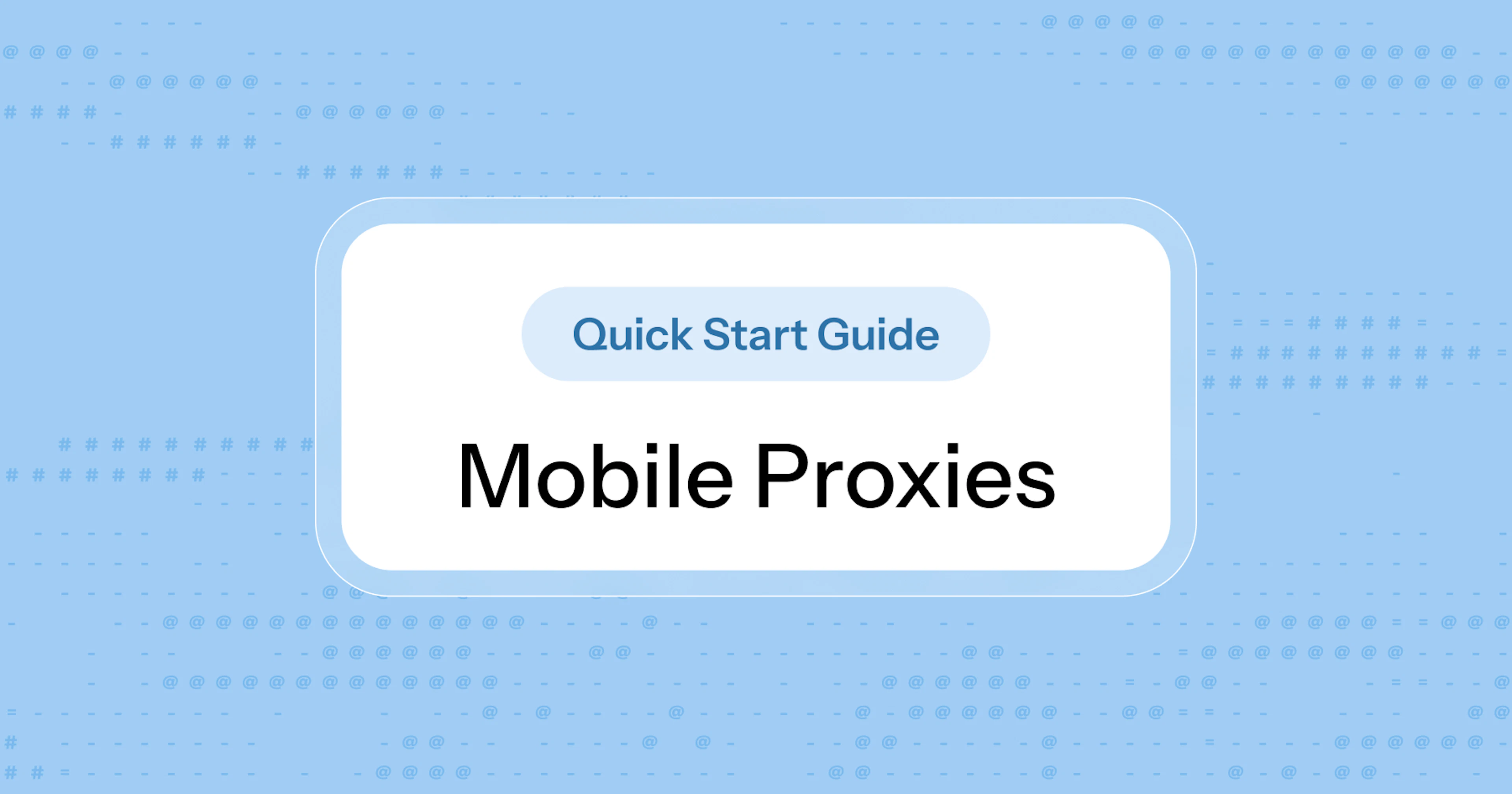 Oxylabs Mobile Proxies Quick Start Guide